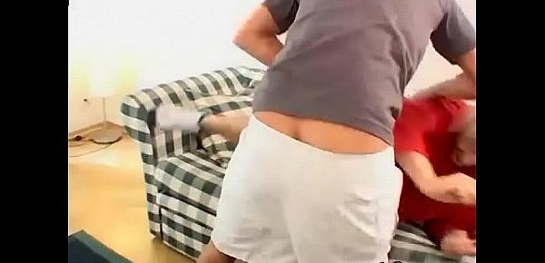  Spanked shaved and diapered gay xxx Spank Bros Beat Each Other
